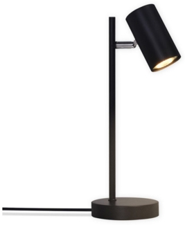ZMH LED Tischleuchte Wohnzimmer Schwenkbar 350° GU10 Tischlampe Metall für Schreibtisch, Einfache Installation, ohne Leuchtmittel, Modern Nachttisch Schreibtischlampe Leselampe mit Arbeitszimmer