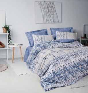 L'Essentiel Maison Bettwäsche Set Cleo, %100 Baumwolle, 2 teilig, Atmungsaktiv, Nachhaltig produziert mit OEOKO-TEX, Pflegeleicht