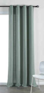 Gardinenbox Gardine (1 St), Ösen, verdunkelnd, »Essen« Cationic Raffhalter Leinenstruktur 202430