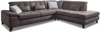 Die PlanBar Ecksofa MP-IN18012 L-Form mit Federkern-Polsterung, wahlweise mit Funktion