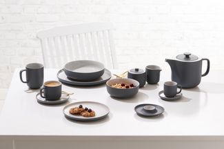 Espressotassen - Set 12 tlg. Jasper grau
