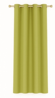 Bestlivings Blickdichte Grüne Gardine mit Ösen in 140x145 cm ( BxL ), in vielen Größen und Farben