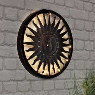 HI LED Solar-Wandlicht "Sonne