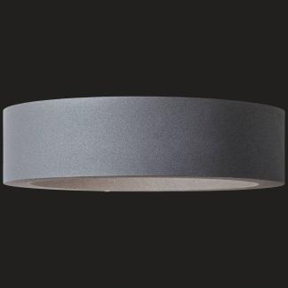 AEG Lampe Xever LED Außenwandleuchte 22cm anthrazit | 1x8W LED integriert (COB), (720lm, 3000K) | IP-Schutzart: 54 - spritzwassergeschützt