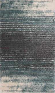 Dekoria Teppich Modern Teal blue/ dark grey 200x290cm