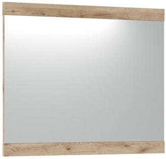Lomadox Garderobenspiegel SUNBURY-129, Spiegel Flur, Diele, Eiche, 86 x 72 x 2,2 cm