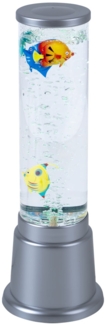 RGB LED Wassersäule mit Deko-Fischen, Farbwechsler