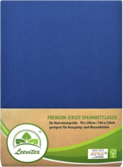 leevitex® Spannbettlaken Premium Spannbettlaken Elasthan, Gummizug: rundum, blickdicht, Anti-Pilling, 97% Baumwolle, 3% Elasthan, 40 cm Steg
