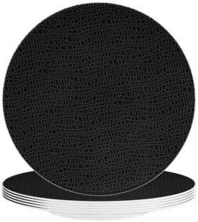 Seltmann Weiden Life Fashion Frühstücksteller ø 22,5 cm 6er Set Glamorous Black