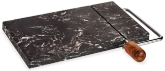 Schneidebrett Schwarz Akazienholz Marmor (15 x 1,5 x 22 cm)