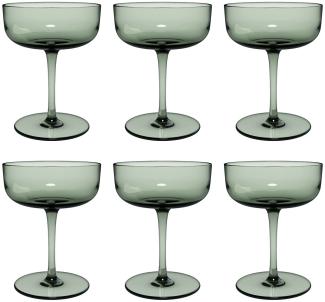 like. by Villeroy & Boch Like Glass Sektschale / Dessertschale 100 ml 6er Set Sage - DS