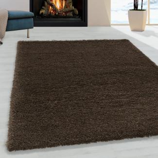 Giancasa Hochflor-Teppich kuschelweicher Langflorteppich, Uni Shaggy - supersoft, Höhe: 50 mm, Wohnzimmer Esszimmer Schlafzimmer