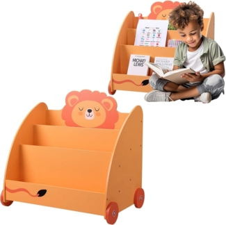 Navaris Bücherwand Bücherregal für Kinder - Kinderzimmer Regal für Bücher und Spielzeug, 1-tlg.