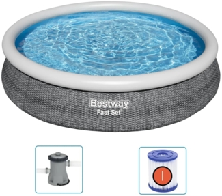 Bestway Swimmingpool Set Rund 366x76 cm