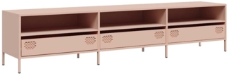 vidaXL TV-Schrank Rosa 202x39x43,5 cm Kaltgewalzter Stahl 851347
