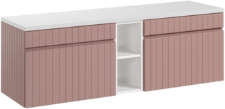 ICONIC ROSE Badmöbel-Set 140 cm (140cm), Antike Rose