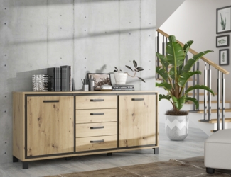 Sideboard TRONDHEIM Artisan Eiche