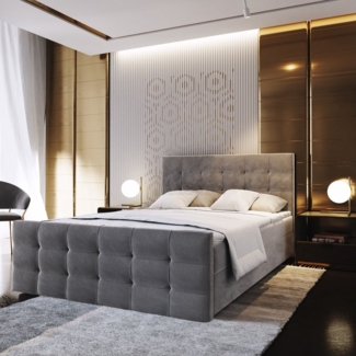 Masseno Boxbett AMON 160x200 cm mit Bonell Matratze und Topper