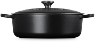 Le Creuset Gourmet-Bräter Signature 30 cm Schwarz - Schwarz - 29 bis 32 cm
