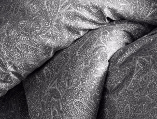 Irisette Bettwäsche Mako-Satin Bettwäsche Set Verona 8357 140x200 cm grau, Bettbezug Kopfkissenbezug Set kuschelig weich hochwertig