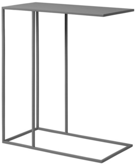 Blomus Beistelltisch FERA, Tisch, Stahl pulverbeschichtet, Steel Gray, 50x25 cm, 66014