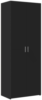 vidaXL Highboard Schwarz 70x42,5x185 cm Holzwerkstoff 3281428