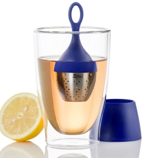 AdHoc Teesieb Schwimmender Teefilter Floatea, Edelstahl, Kunststoff