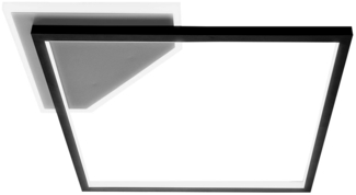 LED Deckenleuchte, schwarz, dimmbar, L 46,6 cm