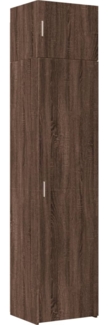 vidaXL Hochschrank Schmal Eichen-Optik 50x42,5x225 cm Holzwerkstoff 3281307