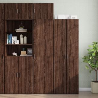 vidaXL Hochschrank Schmal Eichen-Optik 50x42,5x225 cm Holzwerkstoff 3281307