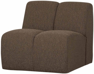 Modulsofa Mojo Boucle Einzel-Element, Braun