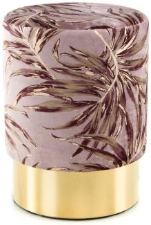 Hocker Gipsy 225 Violett / Gold