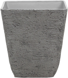 Blumentopf dunkelgrau quadratisch 49 x 49 x 53 cm DELOS