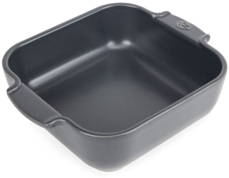 PEUGEOT Auflaufform APPOLIA Keramik 21cm Quadratisch Schiefergrau, Keramik, Keramik