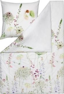 Estella Bettwäsche Meadow 4406 530 Grün Kuschelflanell, Flanell, 2 teilig, Floral