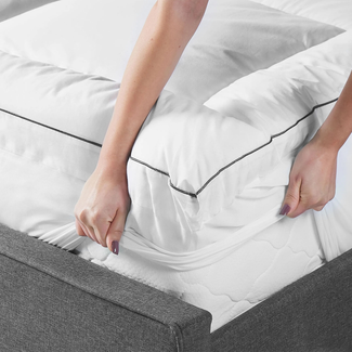 Polyester-Matratzentopper MULHACEN 120 x 200 cm