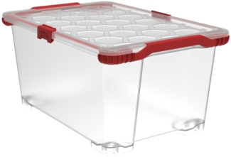 Rotho Aufbewahrungsbox Evo Total inkl. Deckel 44 L transparent
