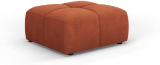 Micadoni Hocker Serena Small Strukturierter Stoff, Orange