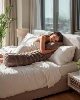 Sitheim-Europe Seitenschläferkissen Seitenschläferkissen POM POM Schwangersschaftskissen, 1-tlg.