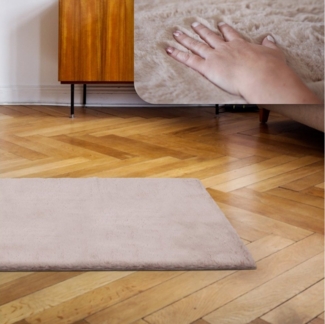 Bestlivings Fellteppich Allzweckteppich Flauschig *Maschinenwaschbar*, Rechteckig, Höhe: 20 mm, Hochflor Teppich 60x120 cm - Flauschteppich - extra flausch Antirutsch