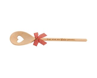 Spruchreif® Nudellöffel Kochlöffel Holz mit Gravur · Küchenhelfer · Geschenke für Mama/ Oma