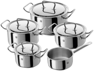 Zwilling twin Classic Set mit 5 Edelstahltöpfen mit Deckel