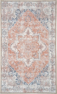 House Nordic Fußmatte, orange/blau, 50x80 cm