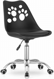 Valora PRINT Drehstuhl, ergonomisch, schwarz, für das Homeoffice