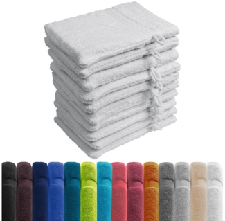 Zestri Handtücher COMFORT Handtücherset aus Baumwolle, saugstark weich, Frottee, Waschhandschuh 10er-Set, Duschtuch Saunahandtuch Gästehandtücher Badetuch Handtücher Set