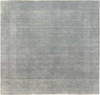 Morgenland Gabbeh Teppich - Loribaft Indus - Nova - 200 x 200 - Grau