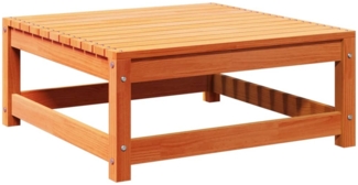 vidaXL Gartenhocker Wachsbraun 70x70x30 cm Massivholz Kiefer 837939