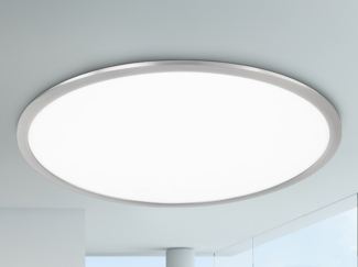 Trio Deckenleuchte PHOENIX incl. 1x SMD LED, 31W · 1x3600lm, 3000K, nickel matt (674096207)