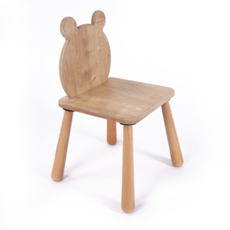 Calicosy 'MAEL' Kinderstuhl mit Bärenlehne L30 cm - Eiche