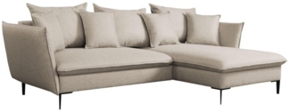 Ecksofa mit Schlaffunktion LAZARE von PASCAL MORABITO - Stoff - Beige - Ecke rechts